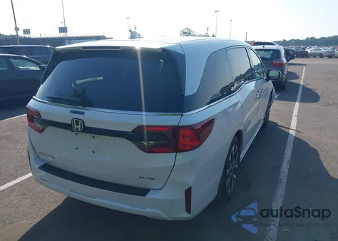 2025 Honda Odyssey Elite z USA, uszkodzony, nr VIN 5FNRL6H98SB036043